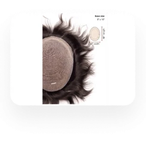 Vigor | 7"x9" | Fine Mono with Thin Skin and Lace Front